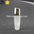 luxury empty glass body lotion bottle with cream pump